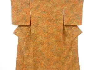 縮緬地茶屋辻に橋模様小紋着物